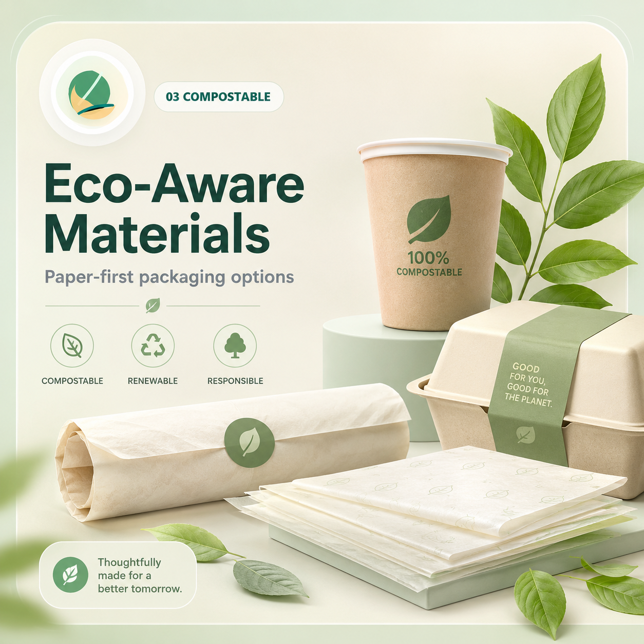 Eco-aware materials